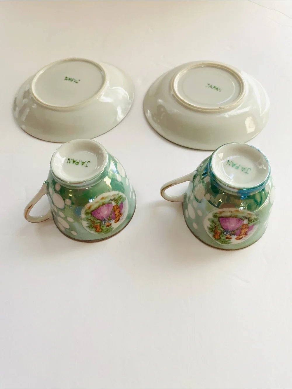 Vintage Mint Green Courting Couple 4.5
